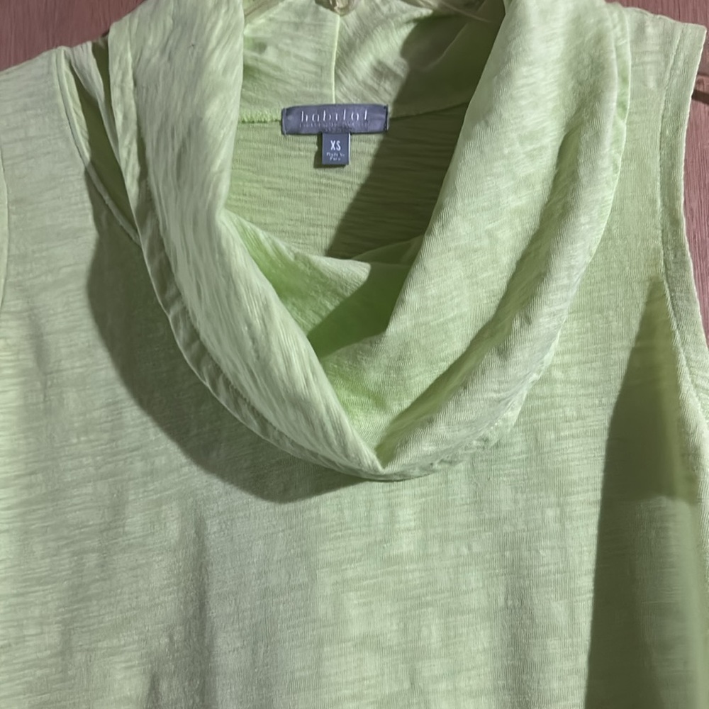 Habitat Bright Green Cowl Neck Tank Top - Picture 3 of 6